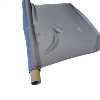 14,40m-Stck. Reinseiden Ponge  137cm breit graublau